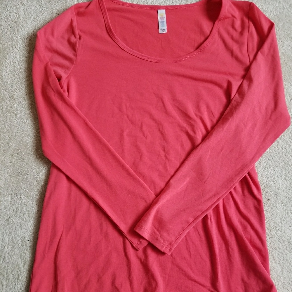 LuLaRoe Lynnae Medium Dark Coral